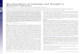 The boundaries of language and thought in deductive inference · The boundaries of language and thought in deductive inference Martin M. Montia,b,1, Lawrence M. Parsonsc, and Daniel
