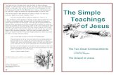 The Simple Teaching of Jesus - Present Truth Magazine Simple Teaching of Jesus.pdfJesus taught tolerance and love for one another and respect for human goodness. Let us have the simple
