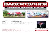 Commercial Real Estate Available - Badertscherbadertscher-re.com/.../uploads/2015/09/Dairy-Queen.pdf · 2015. 9. 3. · Badertscher Commercial Real Estate LLC. 10 N. Parker Dr. Suite
