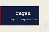 regular expressions · file-201[23]0101\.txt file-20120101.txt file-20130101.txt file-20110101.txt Character Sets