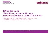 Making Safeguarding Personal 2013/14 · This document has been collated by Research in Practice for Adults for the MSP programme in 2013/14. 4 Making Safeguarding Personal 2013/14: