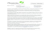 3.30.16 Phoenix Technologies named Wood County corp ... · 30/03/2016  · +1 (419) 353-7738 +1 (312) 813-0113 l.carson@phoenixtechnologies.net sophiad@att.net Phoenix Technologies