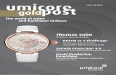 Goldpost 2016 EN - Kopie - Umicore · THOMAS SABO is one of the world’s leading jew- 750 Rose Gold Jewellery as a Major Seller ... well as ‘Charm Club’ and ‘Watches’ have