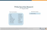 Phillip Securities Research · Phillip Securities accepts no liability whatsoever with respect to the use of this document or its contents. Phillip Securities Research 17th August