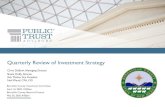 Quarterly Review of Investment Strategy Qtrly...The presentation is not a recommendation to buy,sell,implement,or change any securities or investment strategy, function, or process.