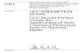 GAO-06-387 OCC Preemption Rules: OCC Should Further Clarify … · 2020. 6. 19. · In your letter, you requested that we review OCC’s rulemaking process for promulgating the bank