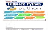 Python Course Content - 8. First Steps with Python 9. Some big names and applications using python Python