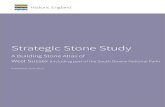 Strategic Stone Study - South Downs National Park · Fewer building stone quarries operated post-C14th and especially after the Dissolution of the Monasteries and it was not until
