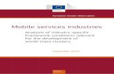 Mobile services industries€¦ · Strategy, the EU’s growth strategy for the coming decade. Mobile services industries have a central role in enabling Europe to become a smart