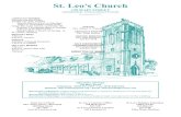 St. Leo’s Church...2018/06/03  · Mrs. Nancy Pierce (Principal) 108 Main Street Office (CCD) 120 Main Street 537 -7257 118 Main St. 537 -1007 St. Leo’s Cemetery Location: 537