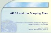 AB 32 and the Scoping Plan - US EPA · Stationary Source Division California Air Resources Board . Title: California Air Resources Board: AB 32 Scoping Plan - May 15, 2013 - Tribal
