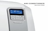 AIR CONDITIONER - Winning Appliances · An air conditioner removes excess moisture and heat from the room where it is located. Compared with wall mounted models, portable air conditioners
