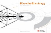 Redefining · our boundaries We are redefining our boundaries to help accelerate our nation’s transition to a low-carbon future. To achieve our mission of delivering affordable,
