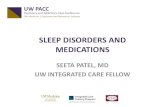 SLEEP DISORDERS AND MEDICATIONS - Welcome to ICTPictp.uw.edu/sites/default/files/Sleep_Disorders_and_Medications_See… · 16/03/2017  · Sleep disorders: definitions 2. Hypnotics