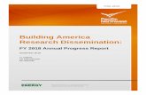 Building America Research Dissemination...PNNL-28104 Prepared for the U.S. Department of Energy under Contract DE-AC05-76RL01830 Building America Research Dissemination: FY 2018 Annual