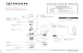 Moen | Bathroom & Kitchen Faucets, Shower Heads ......Illustrated Parts TO ORDER PARTS CALL: 1-800-BUY-MOEN Order by Part Number Rev. 4/16 Handle Cap 131099 Chrome131099BN Brushed