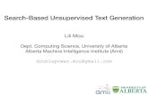 Search-Based Unsupervised Text Generation · •Of how I learned natural language processing (NLP): NLP = NLU + NLG-NLU was the main focus of NLP research.-NLG was relatively easy,