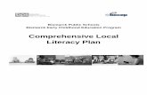 BPS/BECEP Local Literacy Plan - Bismarck Public Schools · BPS / BECEP Comprehensive Local Literacy Plan 5 document, along with identification of specific goals and rubrics to determine