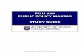 2016/17 Academic Year - WordPress.com...POLI 359: Public Policy Making STUDY GUIDE 2016 Page 1 of 24 STUDY GUIDE POLI 359: PUBLIC POLICY MAKING Acknowledgements I wish to thank all