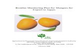 Residue Monitoring Plan for Mangoes for Export to …€¦ · Web viewGuidelines for Export of Indian Mangoes to Japan, 2007, Agricultural and Processed Food Products Export Development