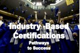 Industry -Based Certificationsslidellhigh.stpsb.org/documents/academics/ibc.pdf•NCCER Carpenter Helper •NCCER Carpentry, Level 1 •NCCER Core •NCCER Electrical •NCCER Welder