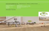 ENVIRONMENTAL PRODUCT DECLARATION Parador GmbH Laminate … · Resilient, textile, and laminate flooring - Essential characteristics; German version /EN 14041:2018-05/and the CE marking.