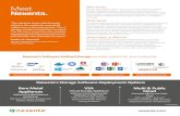Meet Nexenta. Overview.pdf · infrastructure, business analytics, and everything else considered part of an IT infrastructure. We call our vision: Open Software-Defined Everything
