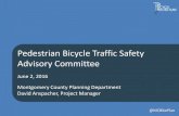 Pedestrian Bicycle Traffic Safety Advisory Committee Silver Spring. Monitoring the Vision. Monitoring