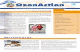 OzonAction · 2006. 8. 10. · Science News 9 Progress in Ratification 10 Key Messages on Ozone Depletion 10 NOU Awards 10 Forthcoming Meetings 10 OzonAction Number 45 • October