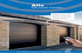 Welcome to your guide to the very best in sectional garage ... · Sectional garage doors operate vertically, travelling up and back into overhead tracks. Not only does this mean you
