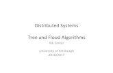 Distributed Systems Tree and Flood Algorithms...Distributed Systems Tree and Flood Algorithms Rik Sarkar University of Edinburgh 2016/2017 Distributed Computaon • How to send messages