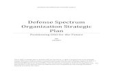 Defense Spectrum Organization Strategic Plan Sponsored Documents/DSO Strateg… · Center strategic plans were reviewed to determine whether previously stated goals and objectives