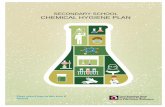 SECONDARY SCHOOL CHEMICAL HYGIENE PLAN · 2. Key personnel and their responsibilities a. Chemical Hygiene Officer The school district’s Safety Program Manager must appoint a Chemical