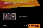 Washing Machine - Microsoft · 2019. 2. 25. · Washing Machine / User’s Manual 7 / EN u Never touch the power cable plug with wet hands! Do not grab the power cord to unplug the