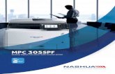 MPC - Nashua LTD · 2019. 3. 19. · MPC 305SPF B/W and Colour 30 ppm. GENERAL Engine: Ricoh Warm-up time: 23 seconds Continuous output speed: Full colour: 30 pages per minute ...