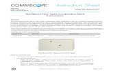 Wall Mount Fiber Optic Combination Shelf Instructions...Rotated 90°  860574052 Instruction Sheet Page 7 of 15 Step 5 ...