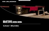 EX66 User Guide - American Musical Supply · 2014. 1. 6. · Congratulations on your purchase of M-Audio’s EX66 reference monitor. Recording engineers and music producers around