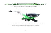 AURORA AGRICALTURAL MACHINERY HIGH QUALITY MINI …aurora-online.by/wp-content/uploads/AURORA... · - 1 - aurora agricaltural machinery . high quality mini-tillers . instruction manual