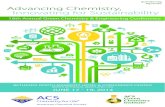 Advancing Chemistry, Innovating for Sustainability · 2014. 6. 5. · to advancing sustainability awareness and research for greener chemistry approaches. It has been a pleasure to