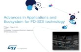 Advances in Applications and Ecosystem for FD-SOI technology · Module development & device understanding 2012. 28nm UTBB FD-SOI Available for production 3. ... Complete Ecosystem