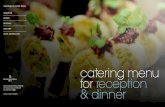 catering menu for reception · Warm smoked maple salmon, sweet corn griddle cakes, horseradish sour cream, chopped chives 58.00 Seared Gaspé scallop with caramelized cauliflower,