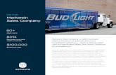 CASE STUDY Markstein Sales Company · 2020. 5. 29. · Markstein Sales Company—a California-based regional distributor of Anheuser-Busch and Constellation brand beers—relies on