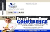 SEE INSIDE FOR MORE DETAILS MIKE HOLT’S Instructor CONFERENCE€¦ · Includes Instructor Conference, Business Management Seminar, and Grounding vs. Bonding Seminar Conference Location: