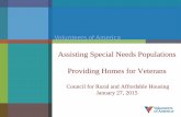 Assisting Special Needs Populations Providing Homes for ... · FHLP AHP 500,000 . Total $23,000,000 . Operating and Tenant Subsidy Source . CHA Project-based Sect 8 Vouchers - 73