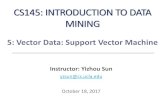 CS145: INTRODUCTION TO DATA MININGweb.cs.ucla.edu/~yzsun/classes/2017Fall_CS145/Slides/05SVM.pdf · CS145: INTRODUCTION TO DATA MINING Instructor: Yizhou Sun yzsun@cs.ucla.edu October
