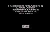 INSIDER TRADING LAW AND COMPLIANCE · 2018. 11. 20. · insider trading, market manipulation, market timing and late trad-ing, alleged securities law violations concerning PIPEs,