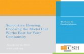 The Source for Supportive Housing: Housing Solutions ...housingactionil.org/downloads/conference2015/... · Introducing CSH: What We Do CSH is a touchstone for new ideas and best