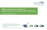 SEPA response to flaring at Mossmorran: Air quality data ... · 8/18/2020  · 06 August 2020 5.90 3.02 07 August 2020 3.53 1.25 08 August 2020 5.17 2.78 09 August 2020 6.37 4.19
