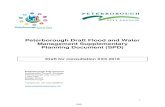 Peterborough Draft Flood and Water Management ... · Draft for consultation XXX 2018 Peterborough City Council Sustainable Growth Strategy Peterborough City Council Town Hall Bridge