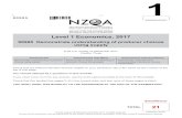 Level 1 Economics, 2017 - NZQA...Level 1 Economics, 2017 90985 Demonstrate understanding of producer choices using supply 9.30 a.m. Friday 10 November 2017 Credits: Three Achievement